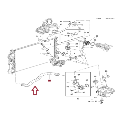 gm-22772050-radyator-giris-hortumu