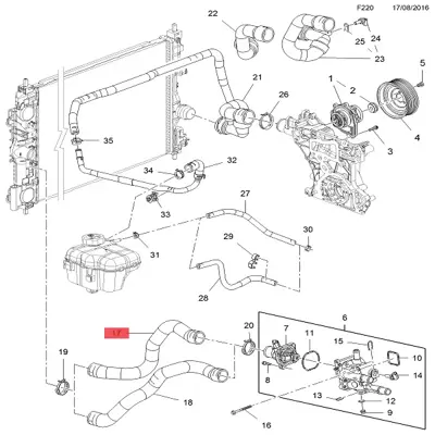 gm-13251428-radyator-giris-hortumu