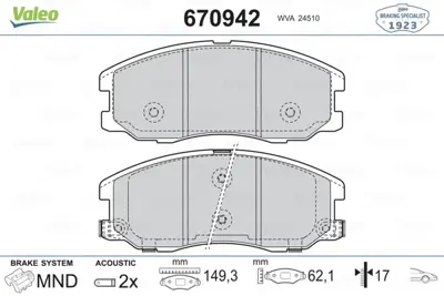 valeo-670942-fren-balatasi-on