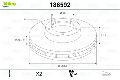 valeo-186592-fren-diski-on