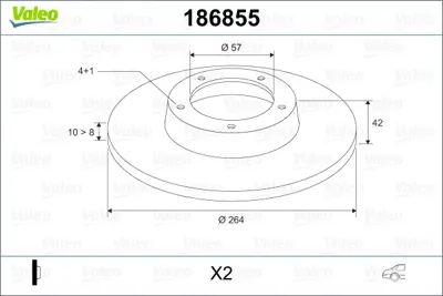 valeo-186855-fren-diski-arka