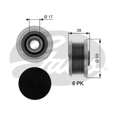 gates-oap7077-alternator-kasnagi