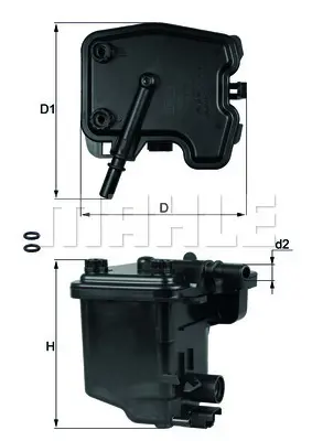 mahle-kl-431d-yakit-filtresi