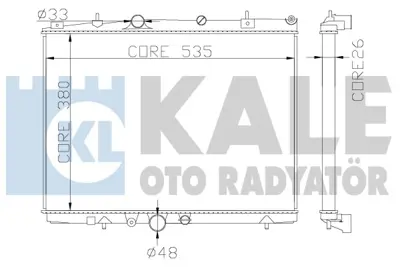 kale-364500-radyator-364500-manuel-klimali-p406-c5-ew10j4-20-16v-dw10ated