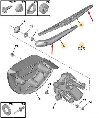 psa-6429es-arka-silecek-kolu