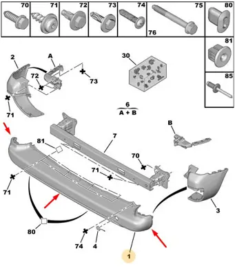 psa-7410ge-arka-tampon