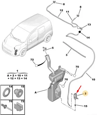 psa-6434c9-su-fiskiye-motoru