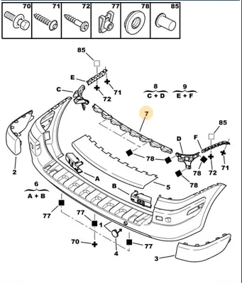 psa-741641-arka-tampon-tutucu-307-sw