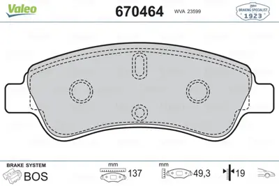 valeo-670464-fren-balatasi-on