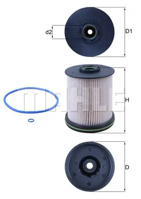 mahle-kx4911d-yakit-filtresi