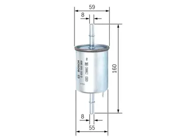 bosch-0450905969-yakit-filtresi