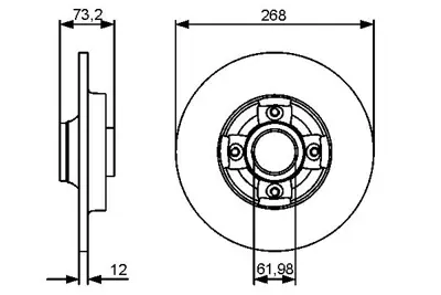 bosch-0986479383-fren-diski-arka