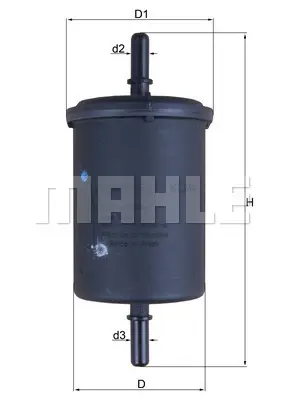 mahle-kl-248-yakit-filtresi