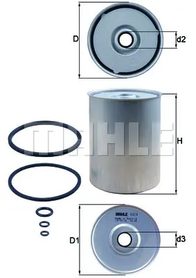 mahle-kx24d-yakit-filtresi