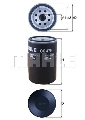 mahle-oc-479-yag-filtresi