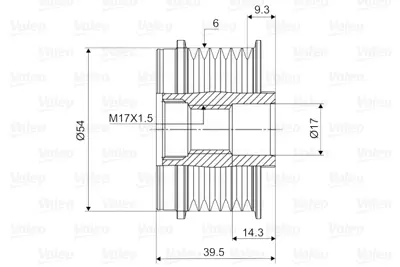 valeo-588012-alternator-kasnagi