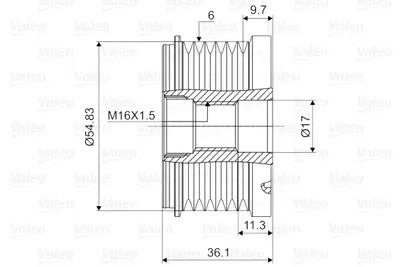 valeo-588129-alternator-kasnagi