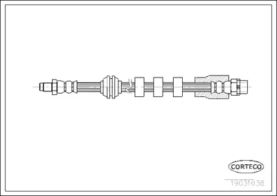 corteco-19031638-fren-hortumu-on