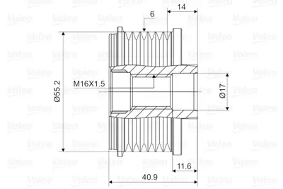 valeo-588005-alternator-kasnagi