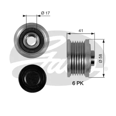 gates-oap7052-alternator-kasnagi