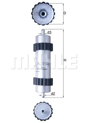 mahle-kl1102-yakit-filtresi