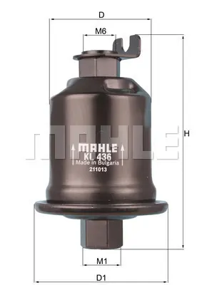 mahle-kl436-yakit-filtresi