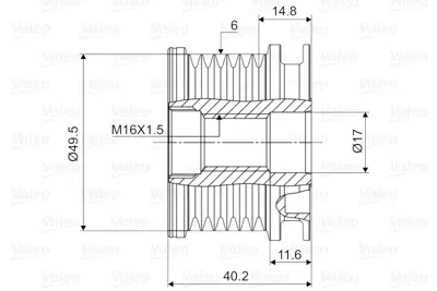 valeo-588016-alternator-kasnagi