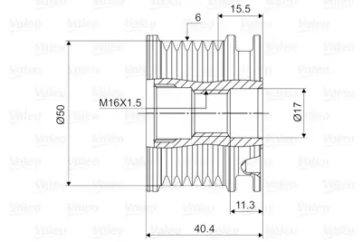 valeo-588020-alternator-kasnagi