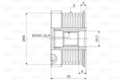 valeo-588022-alternator-kasnagi