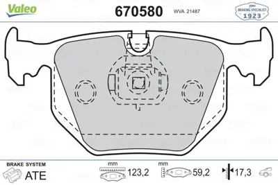 valeo-670580-fren-balatasi-arka