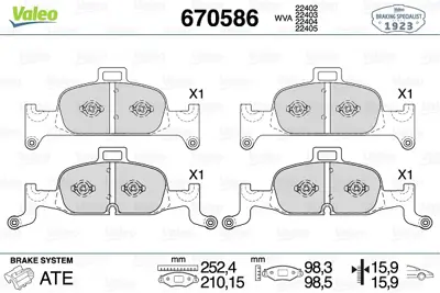 valeo-670586-fren-balatasi-on