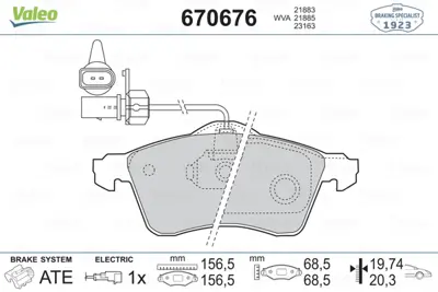 valeo-670676-fren-balatasi-on