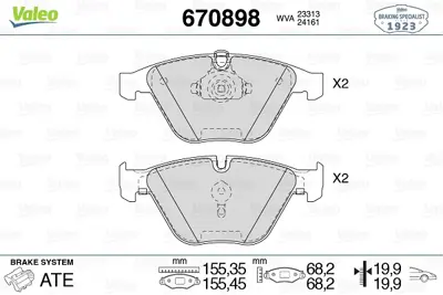 valeo-670898-fren-balatasi-on