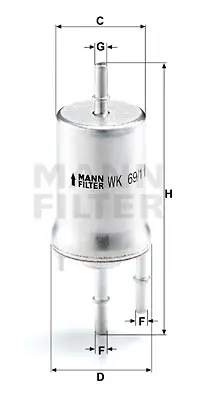 mann-filter-wk-691-yakit-filtresi