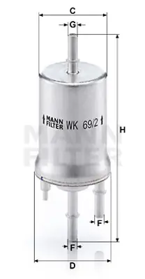 mann-filter-wk-692-yakit-filtresi