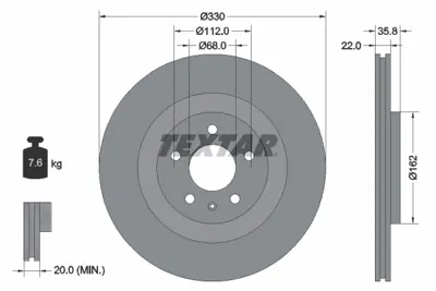 textar-92238305-fren-diski-arka