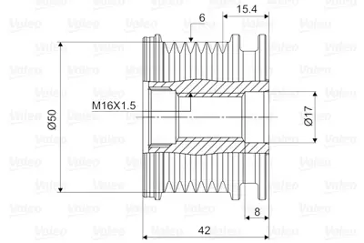 valeo-588039-alternator-kasnagi