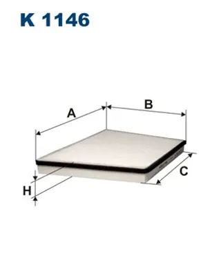 FILTRON K 1146 Polen Fıltresı GM A2118300018, GM A2118300218, GM A2118300318, GM 2118300018, GM 2118300218, GM 2118300318, GM 2118301200, GM 2118300818, GM A2118300818, GM A2118301200