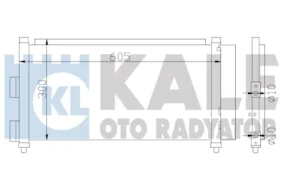 KALE 386000 Klıma Radyatörü GM 46820833, GM 51804991, GM 51732993, GM 51804892, GM 51802116, GM 41732993, GM 191959263, GM 191959263LOC, GM 893959263A, GM 46721250