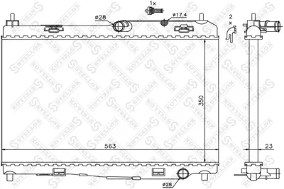 BEHR CR 1135 000S Su Radyatörü GM 8V51/8005/BF