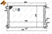 BEHR CR 627 000S Su Radyatörü GM ME98AB/8005/DF