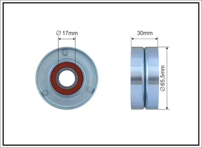 BSG 30-615-050 V Kayıs Gergı Rulmanı GM BK3Q/6A228/BH