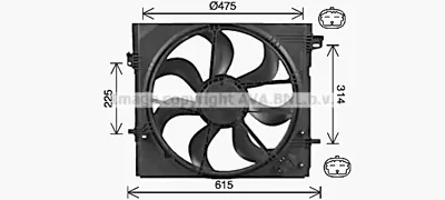 BSG 63-510-001 Fan Motoru GM 21481/4EB0A