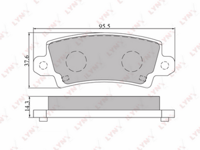 BSG 85-200-014 Fren Balatası Arka GM 0446602160