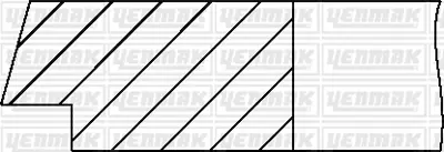 FEDERAL-MOGUL MOTORPARTS 06-075860.20 Segman 914F/6148/AA