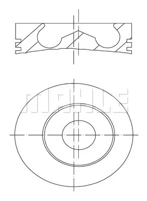 FEDERAL-MOGUL MOTORPARTS 87-70858 STD Pıston+segman 984F/6K105/ABA