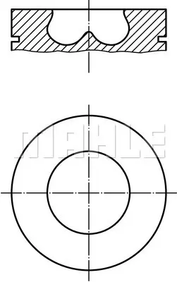 FEDERAL-MOGUL MOTORPARTS 87-70904 0501 Pıston+segman GM 4C1Q/6K100/ACE