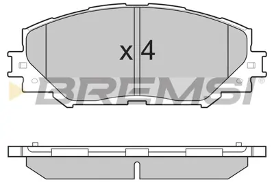 GOODYEAR 101032 Fren Balatası Ön GM 04465/12610