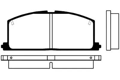 GOODYEAR 101034 Fren Balatası Ön GM 04465/12030