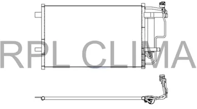 KALE 345490 Klıma Radyatörü GM BBP2/61/480C